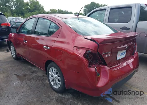2019 Nissan Versa 1.6 Sv z USA, uszkodzony, nr VIN 3N1CN7AP0KL806481